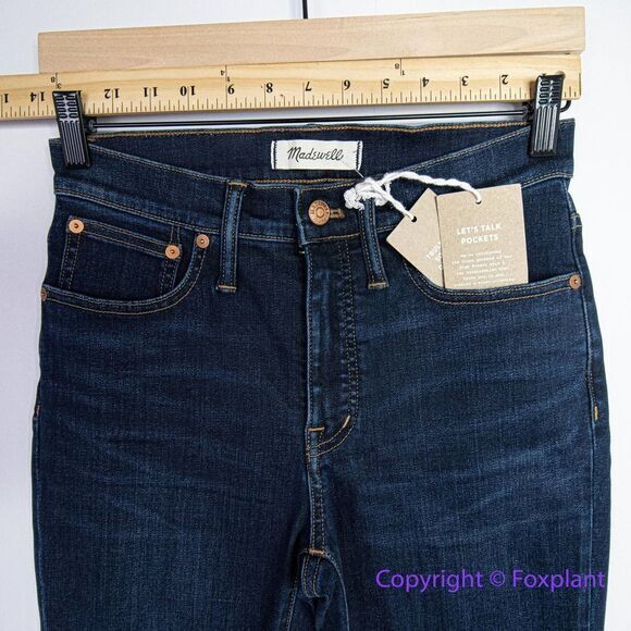 NEW Madewell Petite Cali Demi-Boot Jeans in Larkspur Wash, 27S - Picture 5 of 16